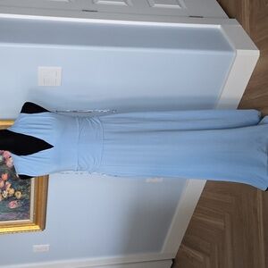VINCE CAMUTO Elegant Blue Sleeveless MAXI Dress Medium